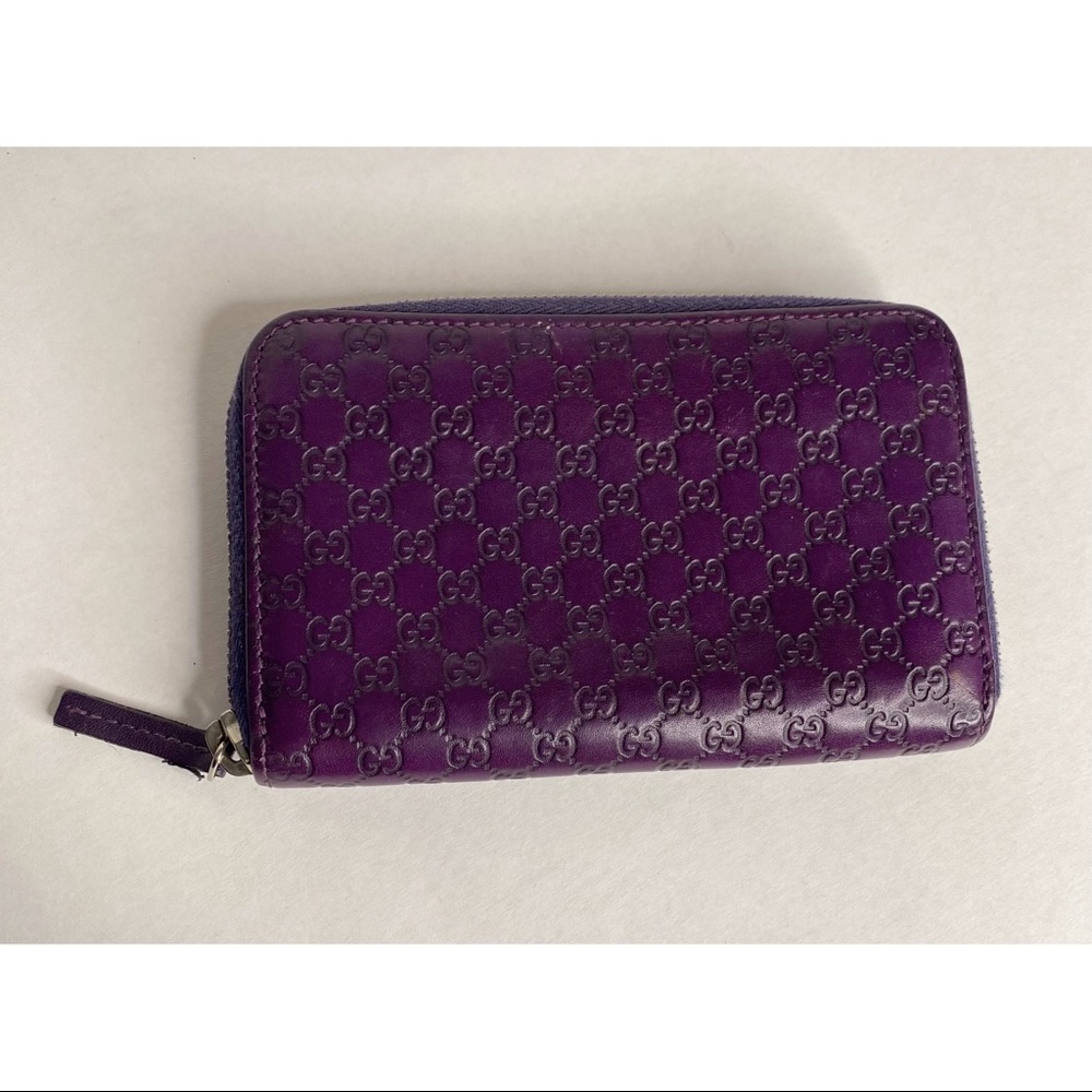 Gucci Micro Guccisima Zip Wallet